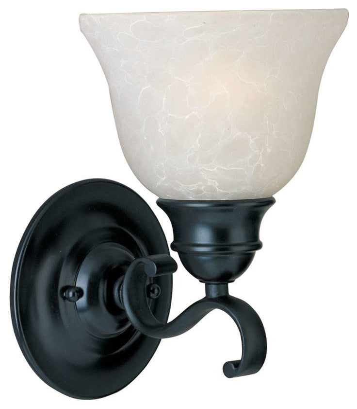 Maxim Lighting Linda 1-Light Wall Sconce in Black - 11807ICBK