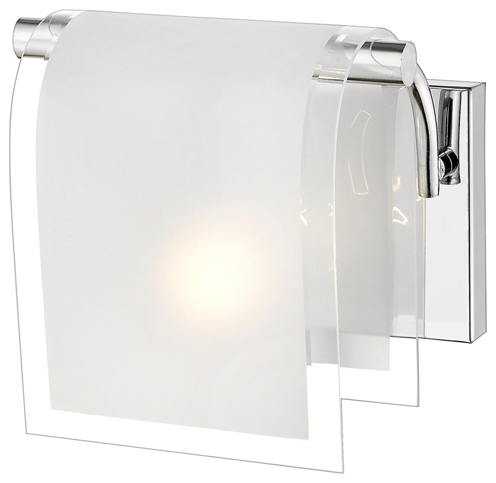 Zlite 169-1S 1-Light Wall Sconce, Clear Beveled