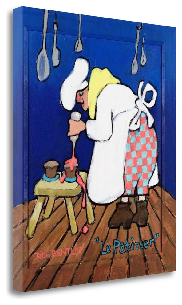 "La Patisser" By Robert Dewar Bentley, Giclee Print on Gallery Wrap Canvas