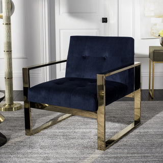Safavieh Vasco Accent Chair, Navy