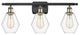 Innovations 516-3W-BAB-G652-6-LED 3-Light Bath Vanity Light, Black Antique Brass
