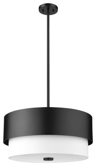 Z-LITE 3-Light Pendant, Matte Black