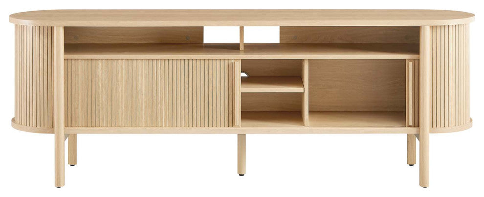 Cadence 71" TV Stand, Oak