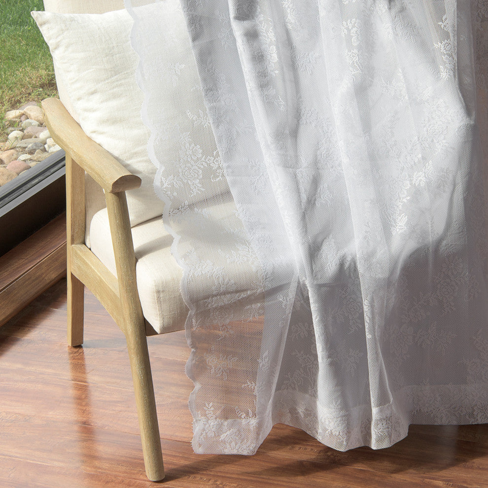 Rose Sheers and Blackout Curtains, Vapor, 52"x96"