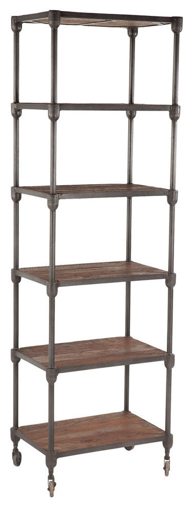 Paxton 25-Inch Wide Industrial Bookshelf