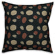 Brown Nut Assortment Throw Pillow, 16"x16"