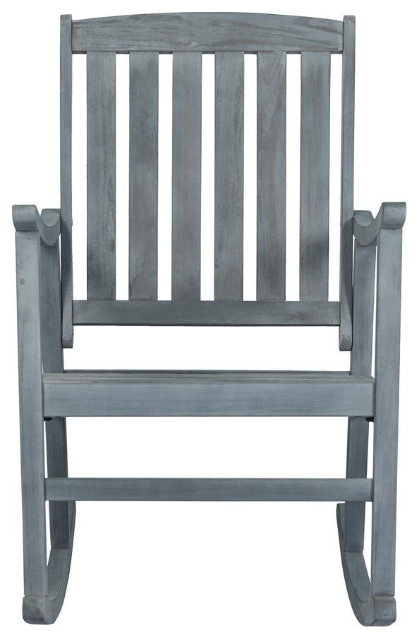 Penny Classic Slat Back Acacia Wood Patio Outdoor Rocking Chair