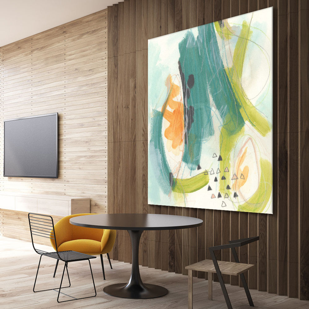 "Skipping Stones II" Fine Art Giant Canvas Print, 72"x72"