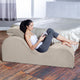 Avana Luvu Lounger-Chaise Lounge for Yoga, Exercise & More, Buckwheat