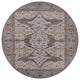 Ahgly Company Indoor Round Mid-Century Modern Area Rugs, 3' Round