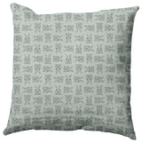 Criss Cross Bunnies Easter Decorative Throw Pillow, Breezeway Green, 20x20"