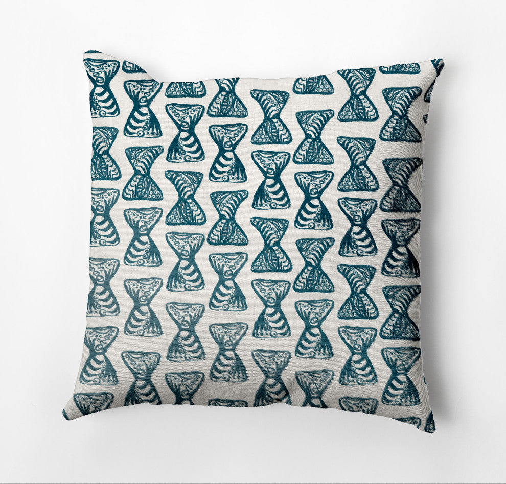 Ombre Bongo Outdoor Pillow, Blue, 14"x20"