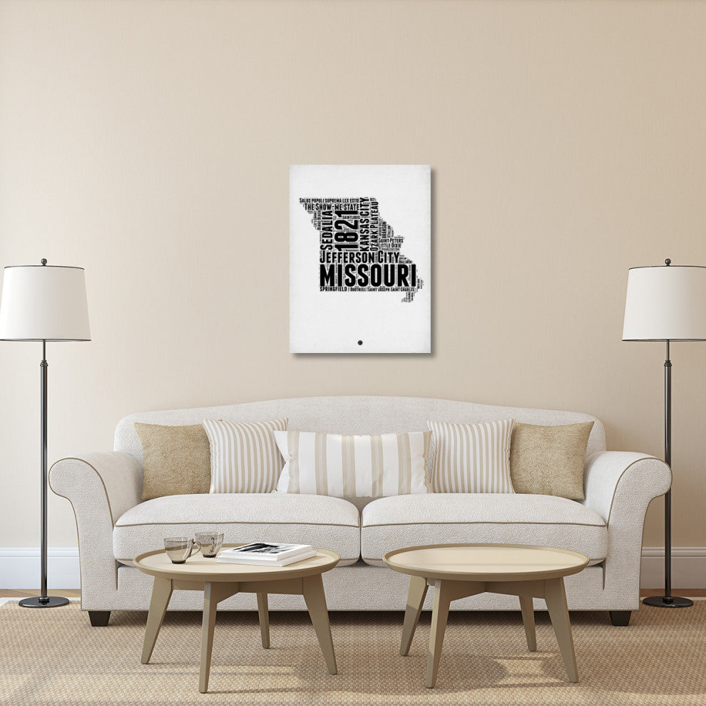 "Missouri Word Cloud 2" Fine Art Print