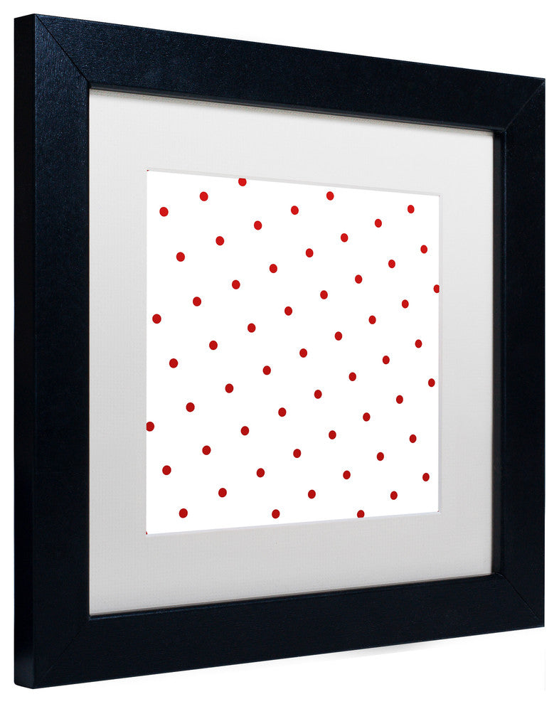 Color Bakery 'Group 05 B' Matted Framed Art, Black Frame, White Mat, 11x11