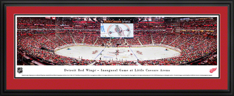 Detroit Red Wings, 1st Game at Little Caesars Arena, Deluxe Frame