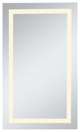 LED Hardwired Mirror Rectangle W24"H40" Dimmable 3000K
