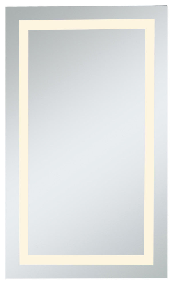 LED Hardwired Mirror Rectangle W24"H40" Dimmable 3000K