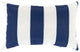 Surya Poolhouse PLH-001 20"x20" Pillow Cover, Navy/White