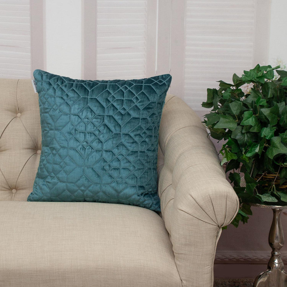 Parkland Collection Sora Teal Throw Pillow, Square