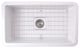 Nantucket Sinks Dualmount Fireclay Kitchen Sink Wellfleet, 32"