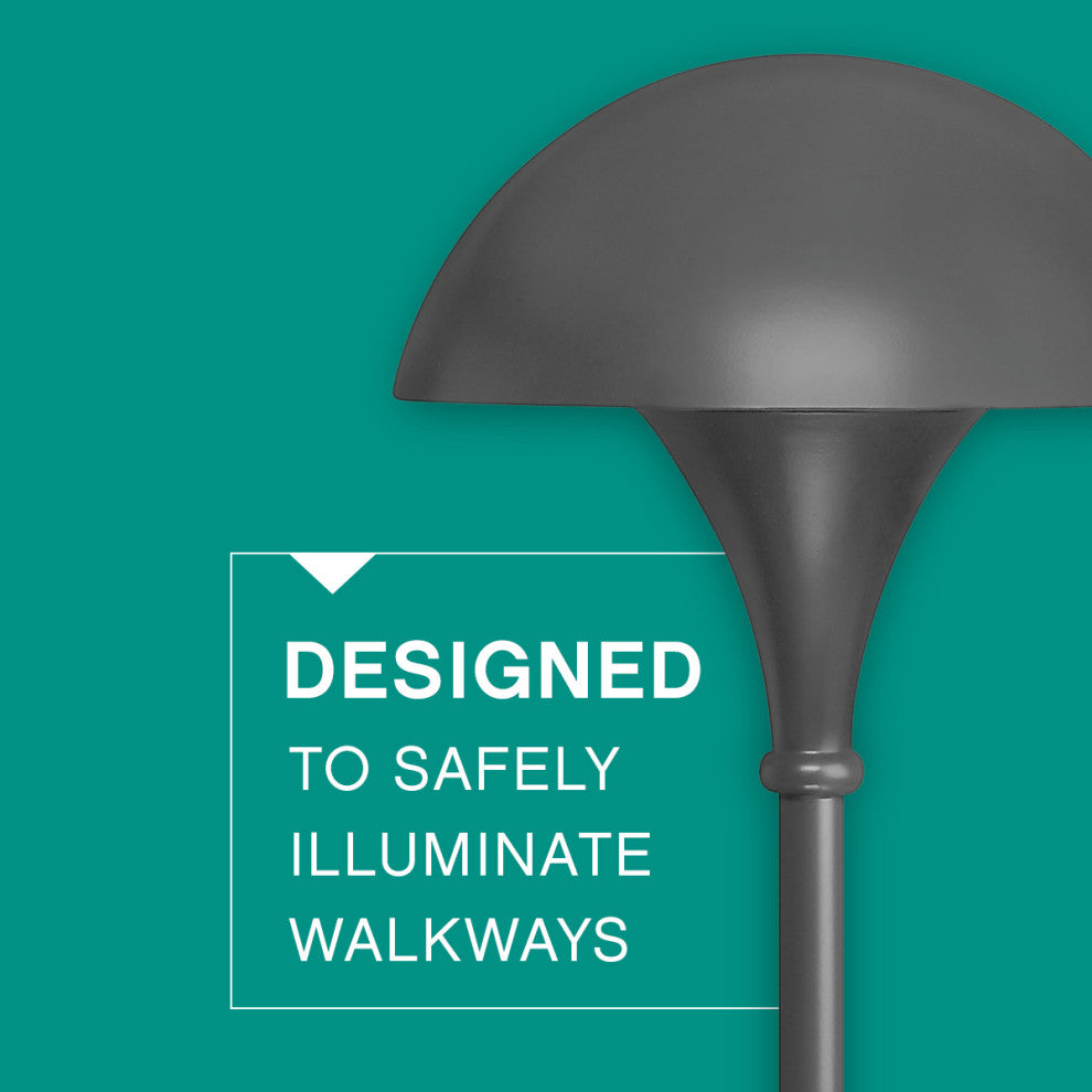 Hinkley Mushroom 26" 120v Path light, Charcoal Gray