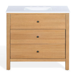 Safavieh Couture Tompkinson Vanity, Natural/White, 36In