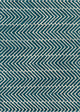 Davin Contemporary Area Rug, Blue and White, 5'x7'