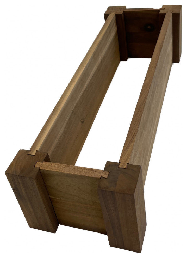 24" Premium Hardwood Vegetable and Flower Planter