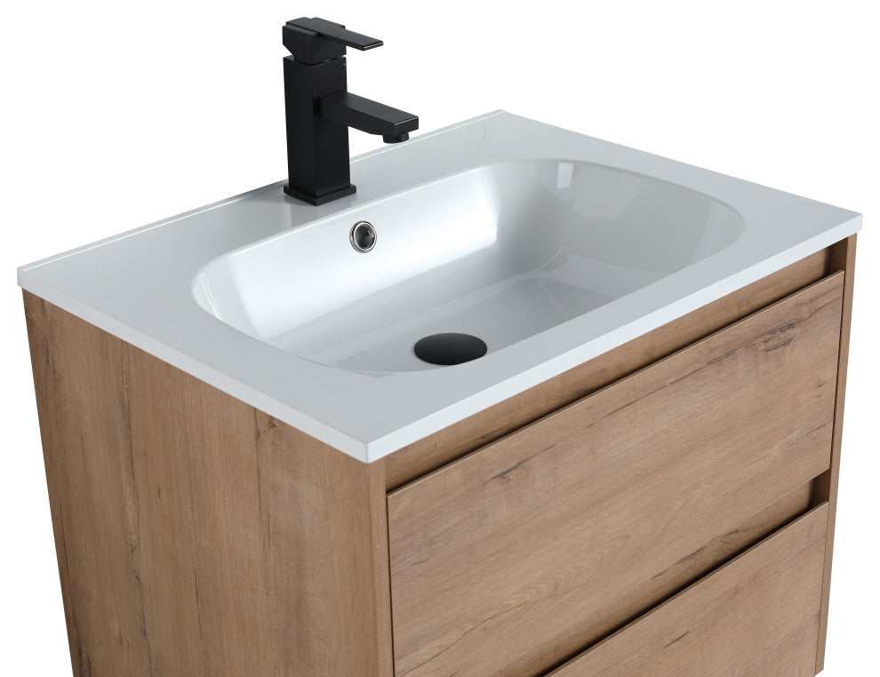 24" Sink Vanity, Plywood, Smc Top, No Faucet