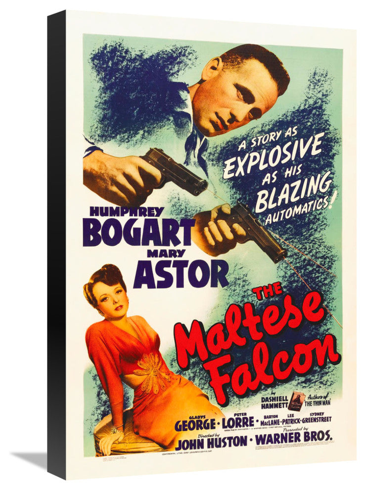 "The Maltese Falcon" Stretched Canvas Giclee by Hollywood Photo Archive, 15x22"