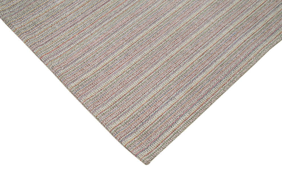 Rug N Carpet - Handmade Turkish 9' 4'' x 12' 6'' Modern Design Wool Kilim Rug