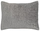 Dimitry 100% Rayon Velvet Gray Standard Sham by Kosas Home