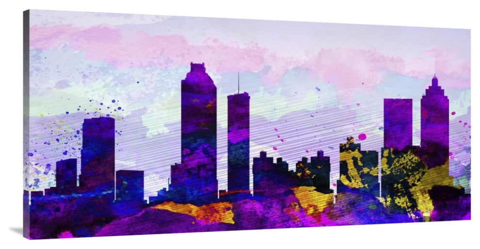 "Atlanta City Skyline" Fine Art Print
