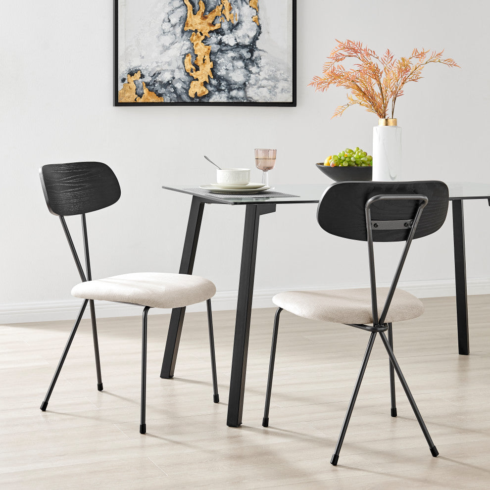 Elise Dining Side Chair, Magnolia Cream, Fabric