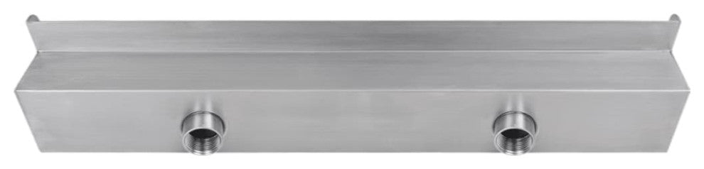 vidaXL Pool Fountain Spillway Waterfall Fountain for Garden Pond Stainless Steel