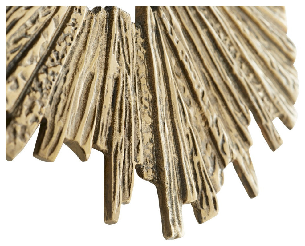 Cyan Medium Abra Wall Decor 11301, Antique Brass