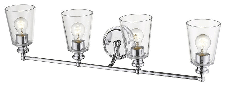 Ceil 4-Light Chrome Vanity