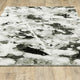 Elements Misty Shadows Charcoal/White Area Rug, 5'3"x7'3"