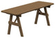 Pressure Treated Pine Traditional Picnic Table, Mushroom Stain, 8 Foot, No Umbrella Hole