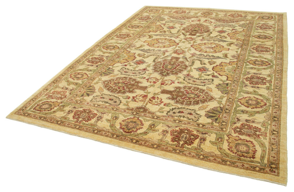 Rug N Carpet - Handwoven Oriental 7' 3" x 10' 3" One-of-a-Kind Oushak Area Rug