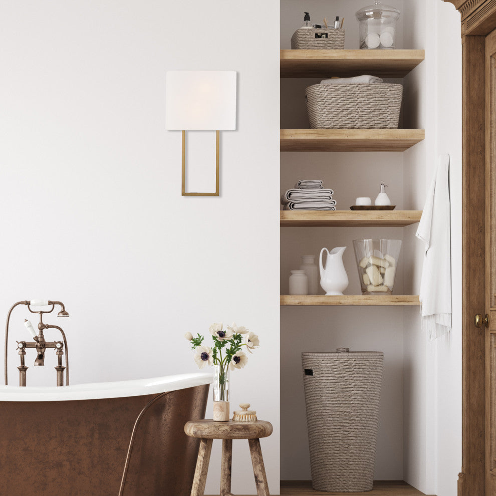 Elight 2 Light  Gold Wall Mount