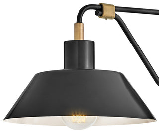 Hinkley Brewster Small Wall Mount Barn Light, Black Oxide