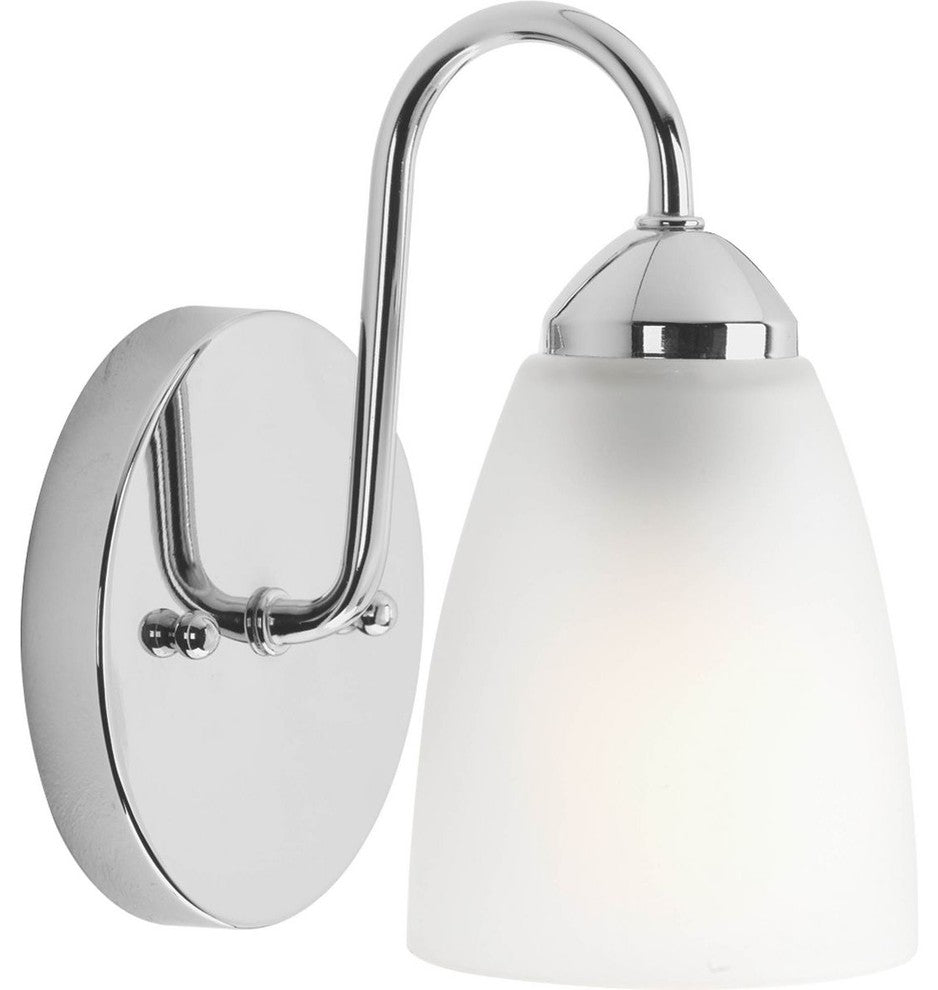 Progress Lighting 1-100W Medium Bath Bracket, Polished Chrome