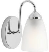 Progress Lighting 1-100W Medium Bath Bracket, Polished Chrome
