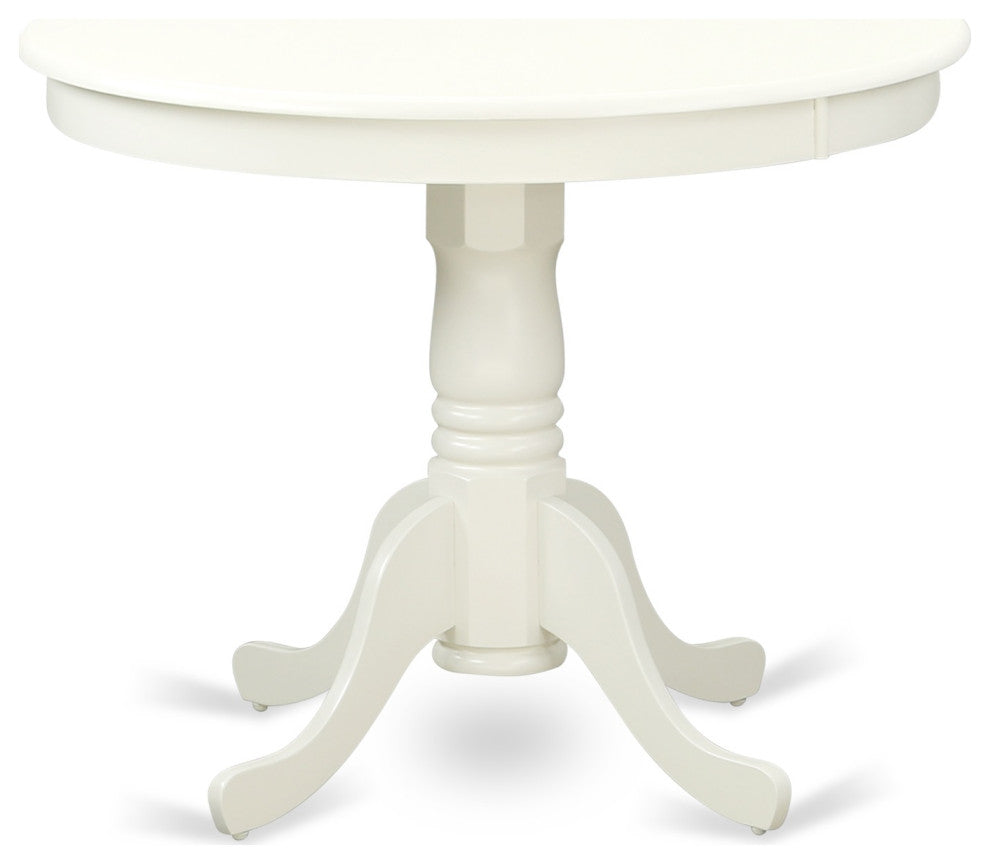5-Piece Round 36" Table and 4 Vertical Slatted Chairs