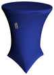 Round Spandex Cover for Bar High Cocktail Table, 36" Round 42" High, Royal Blue