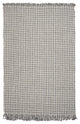 HomeRoots 7' x 9' Wool Ivory or Grey Area Rug