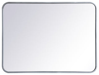Elegant Decor MR802432S Soft Corner Metal Rectangular Mirror, 24"x32"