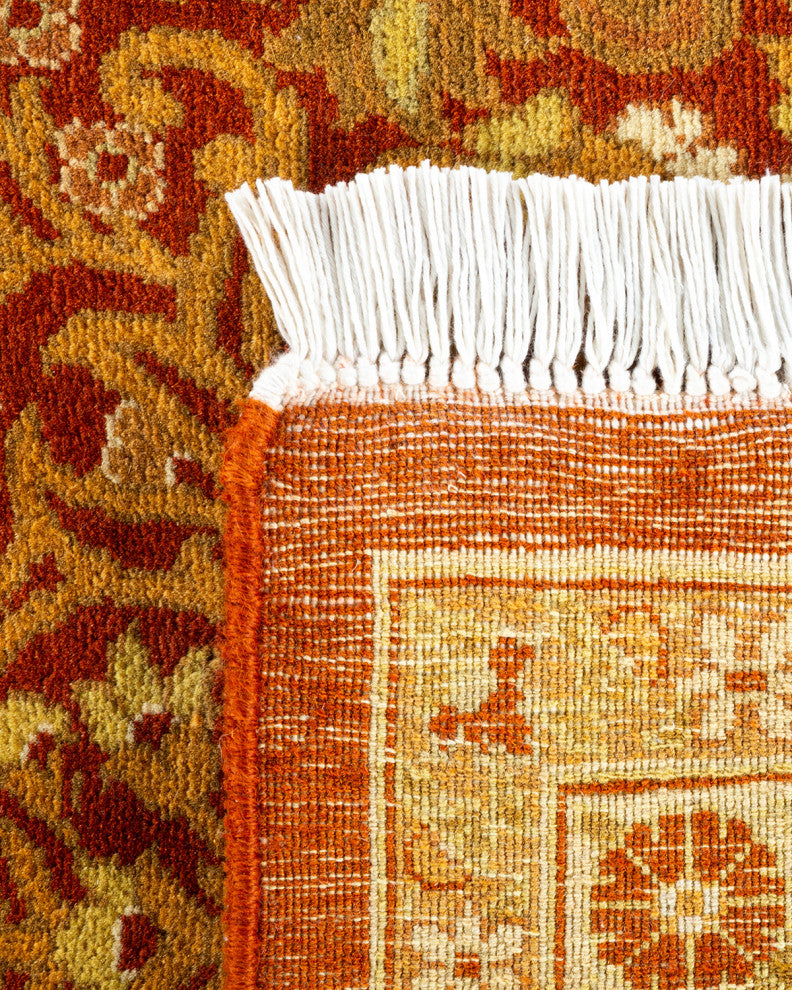 Mogul, One-of-a-Kind Hand-Knotted Area Rug Orange, 8' 2" x 10' 1"