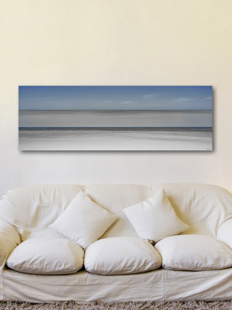 "Grey Water" Print on Canvas, 45"x15"